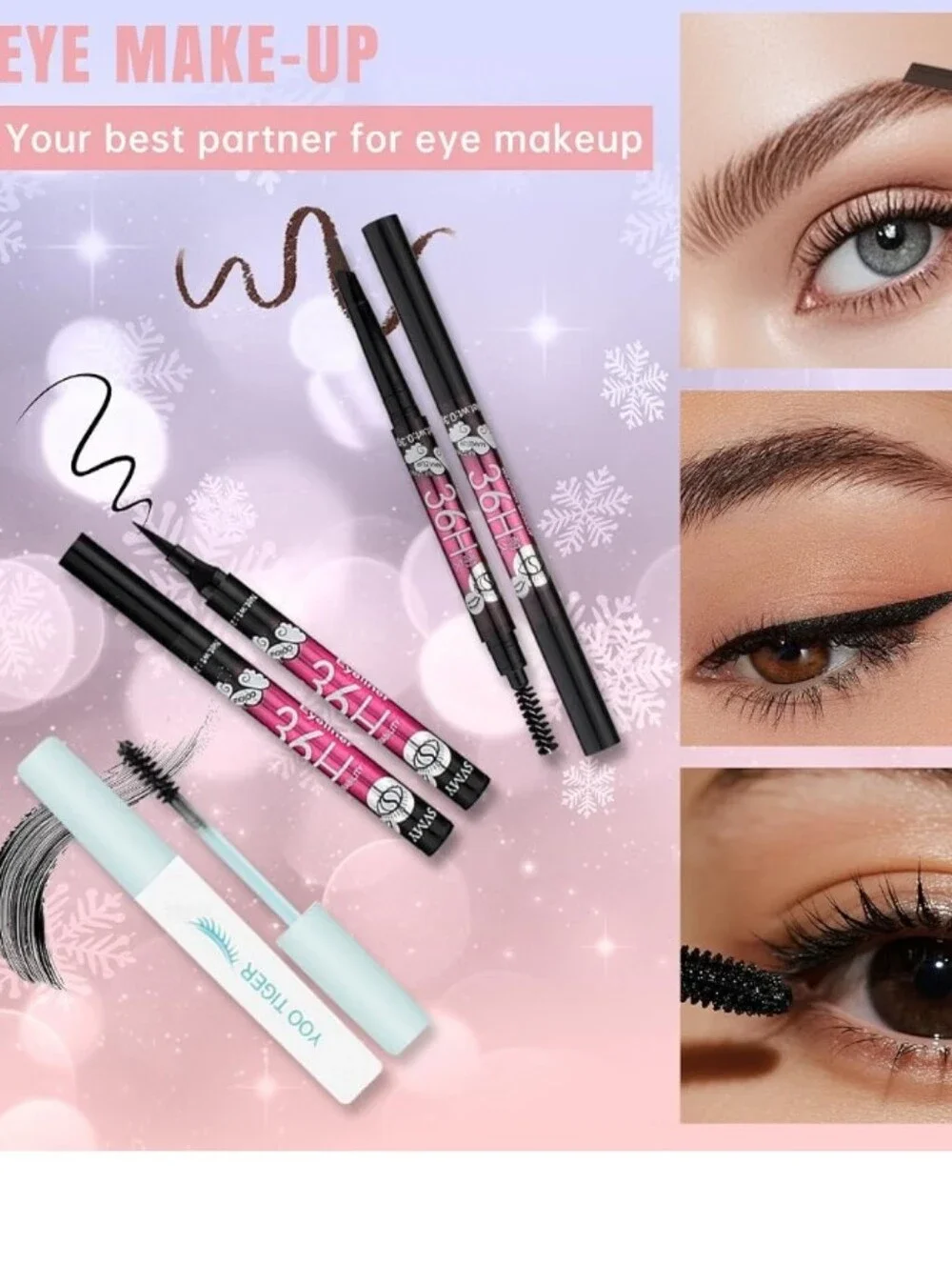 Makeup Kit for Women with Multicolor Floral Bag - Complete Beauty Set